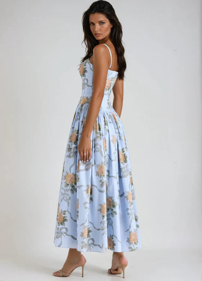 Seraphina | Floral Midi Dress