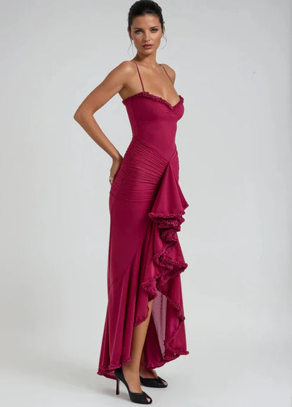 Solene | Ruffle Maxi Dress