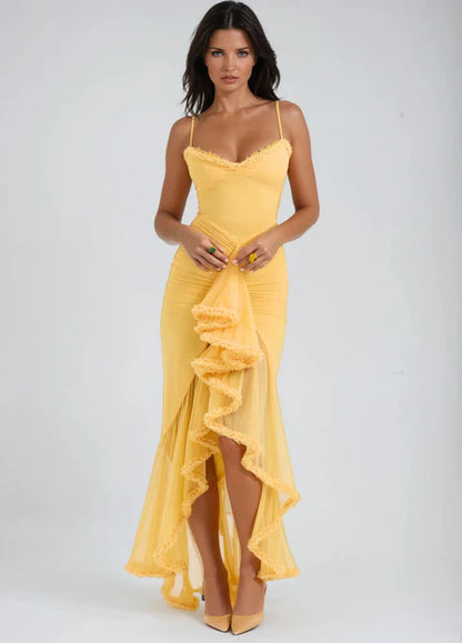 Solene | Ruffle Maxi Dress