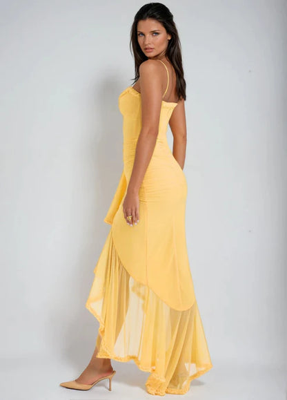Solene | Ruffle Maxi Dress