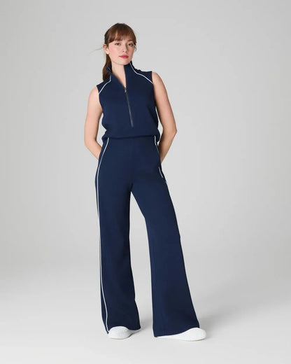 AirEssentials Sleeveless Mockneck Jumpsuit