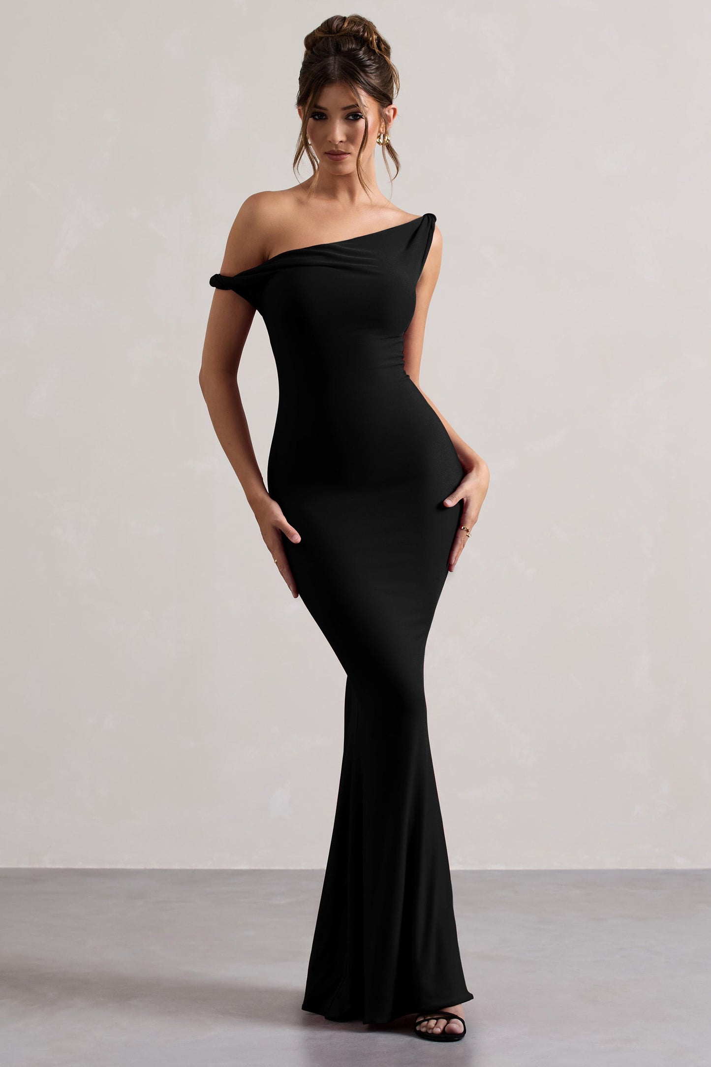 LITA TWISTED ASYMMETRIC MAXI DRESS