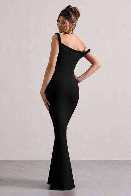 LITA TWISTED ASYMMETRIC MAXI DRESS