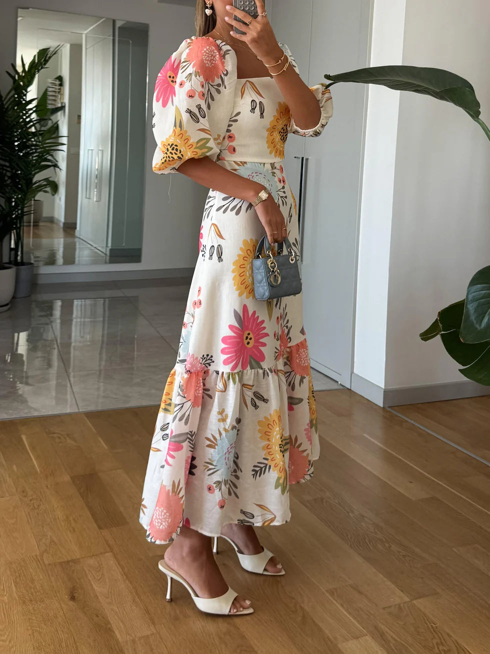Daisy Mirage Midi Dress
