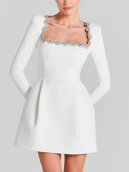 Elise | Crystal Mini Dress