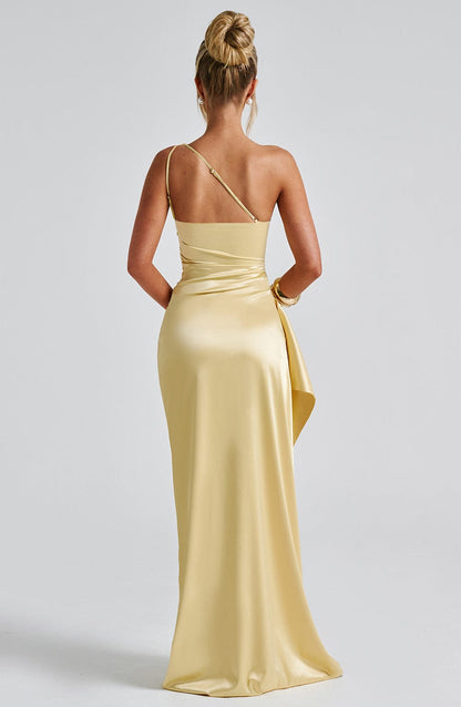 ARIEL MAXI DRESS LEMON