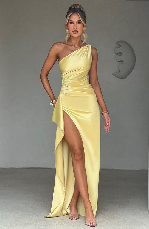 ARIEL MAXI DRESS LEMON