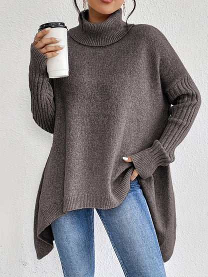 Laila™ | Oversized turtleneck sweater