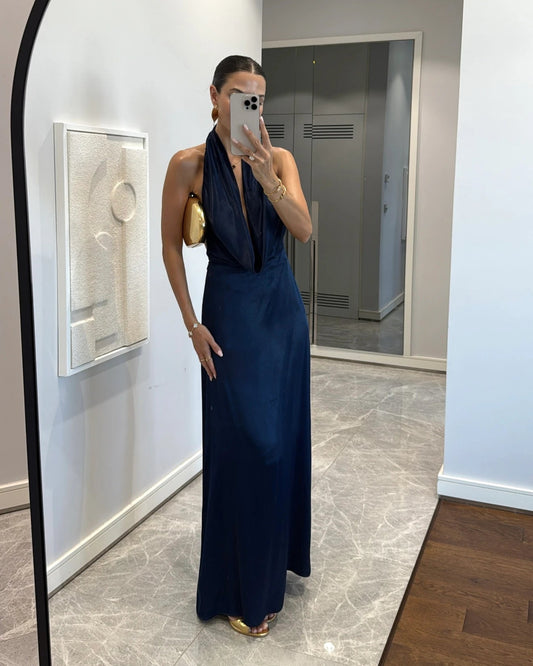 Oceana Luxe Halter Gown