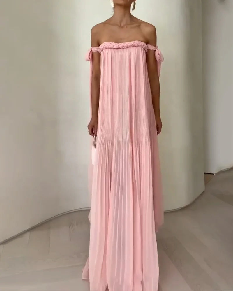 Elara Off-Shoulder Dress