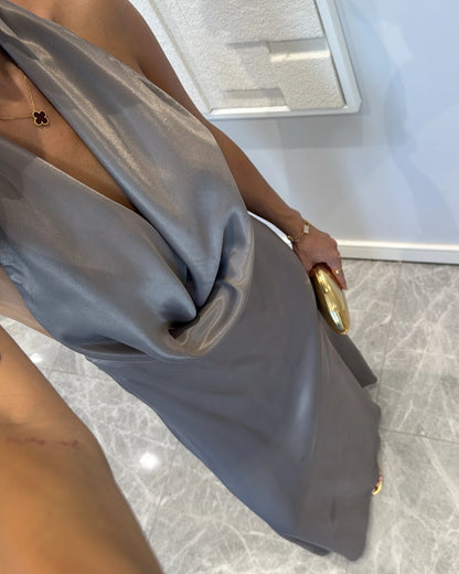 Oceana Luxe Halter Gown