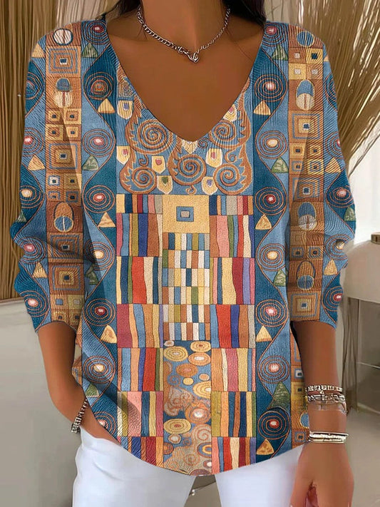 Beatrice | Elegant V-Neck Knit Sweater