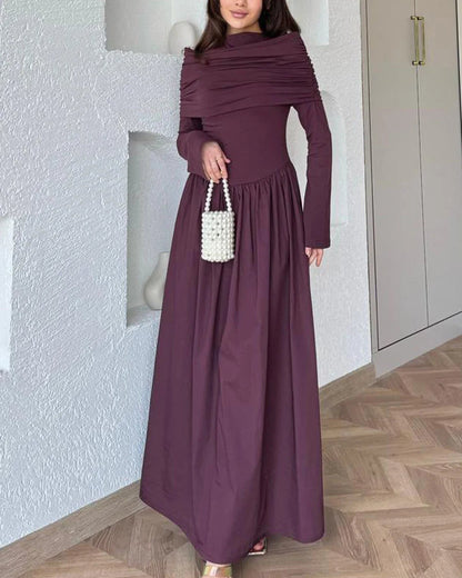 Vienna Drape Maxi Dress