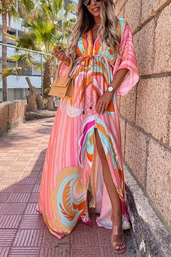 MM | Dearest Darling Rainbow Maxi Dress