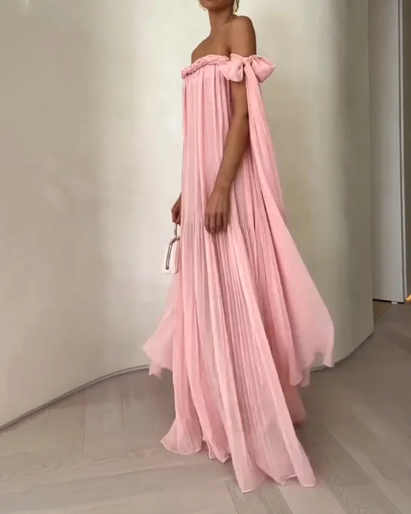 Elara Off-Shoulder Dress