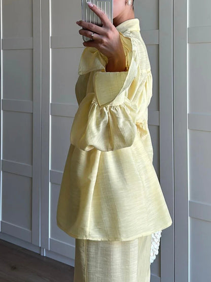 Chic Shirt Casual 2 Piece Set