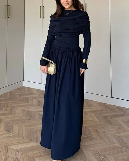 Vienna Drape Maxi Dress
