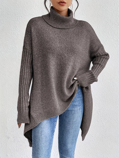 Laila™ | Oversized turtleneck sweater