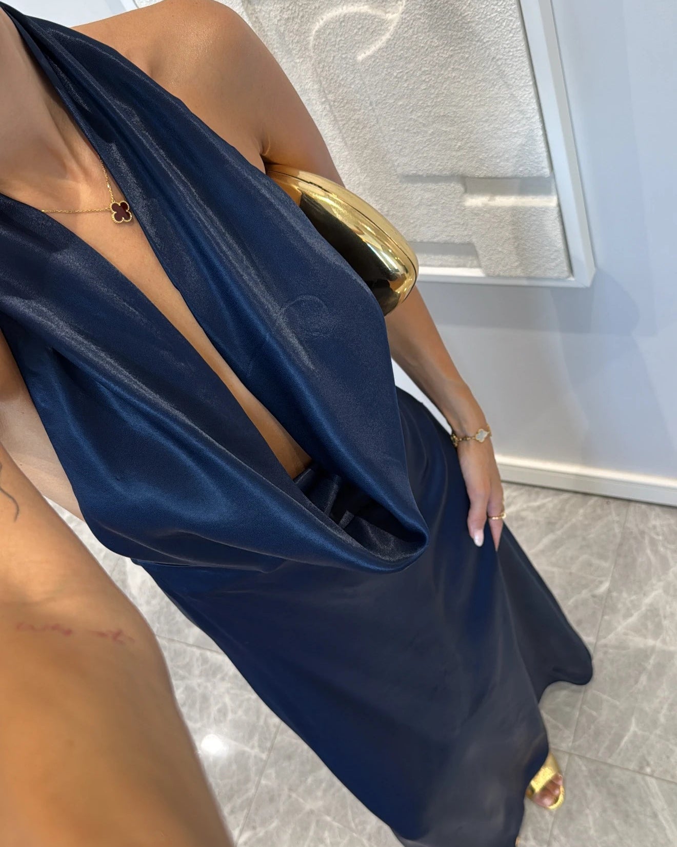 Oceana Luxe Halter Gown