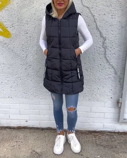 Urban Wander Hooded Puffer Vest