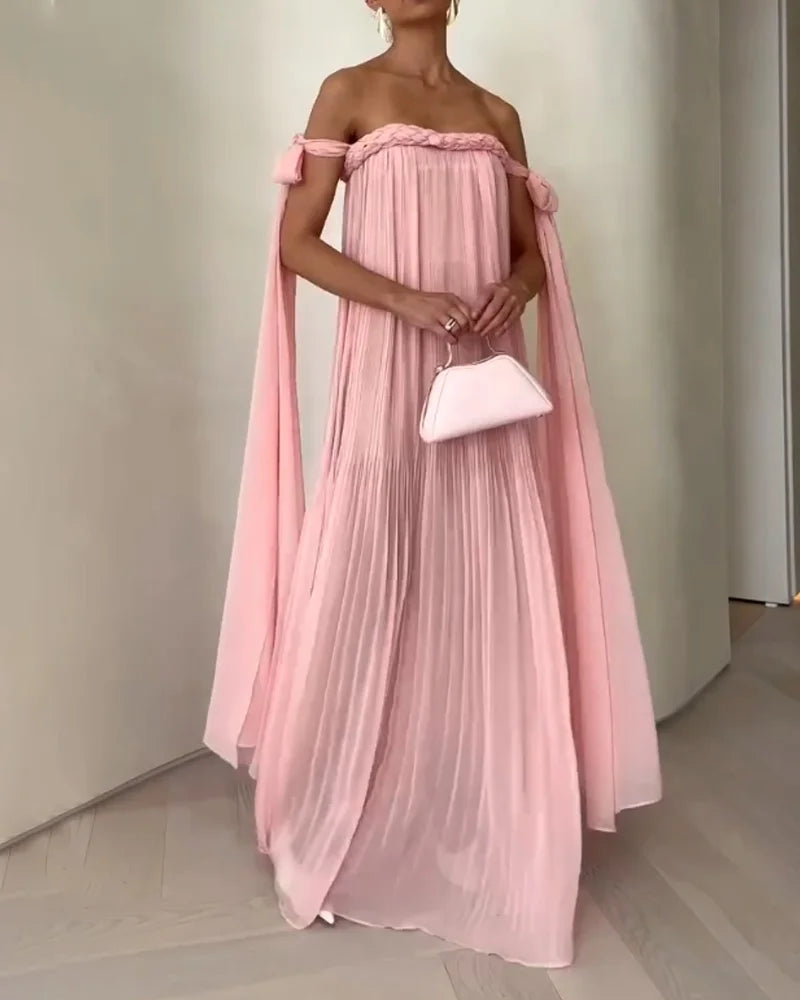 Elara Off-Shoulder Dress