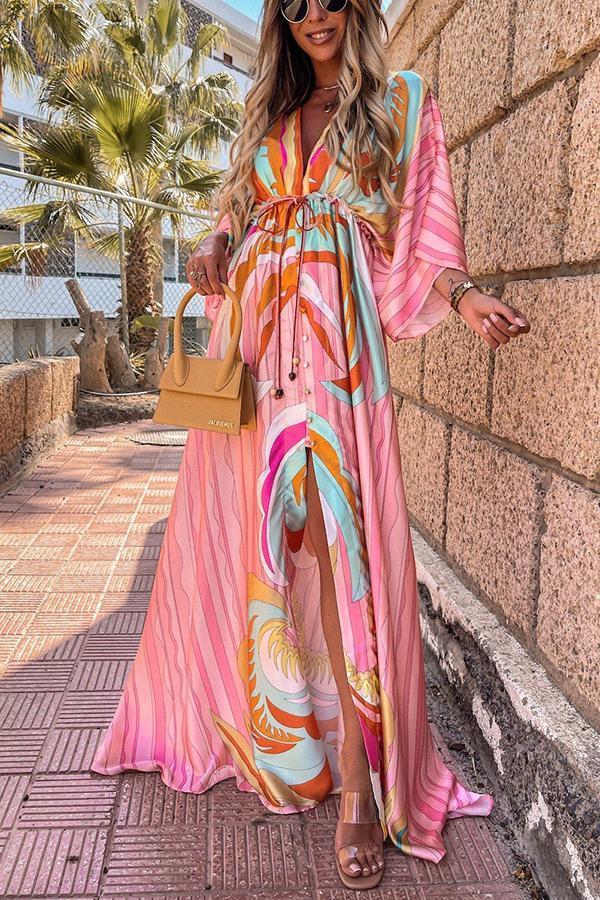 MM | Dearest Darling Rainbow Maxi Dress