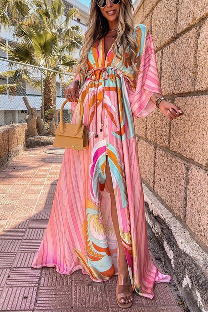 MM | Dearest Darling Rainbow Maxi Dress