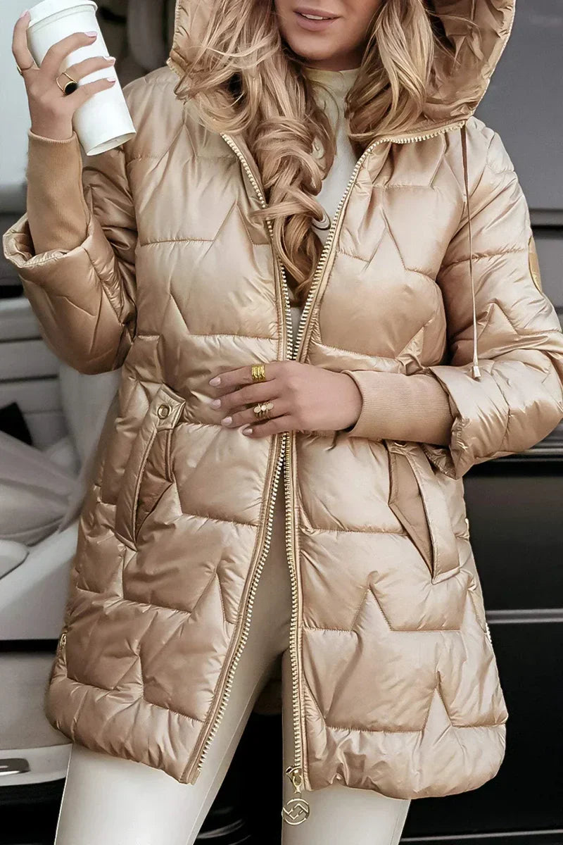 Kalina™ | Elegant Hooded Winter Coat