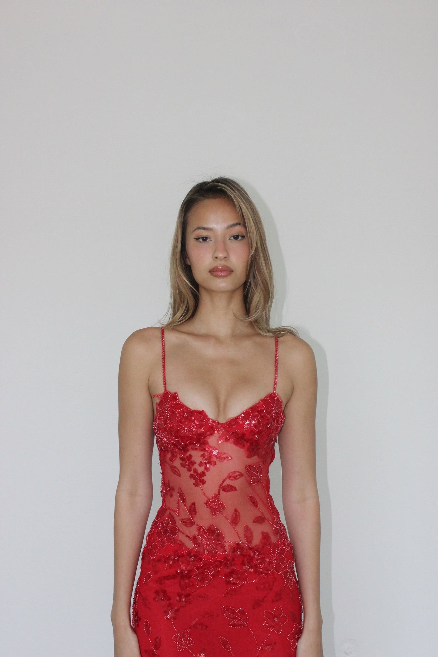 ABELLA EMBELLISHED MAXI DRESS