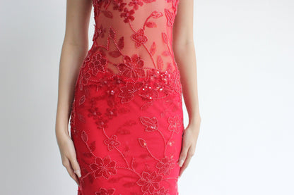 ABELLA EMBELLISHED MAXI DRESS