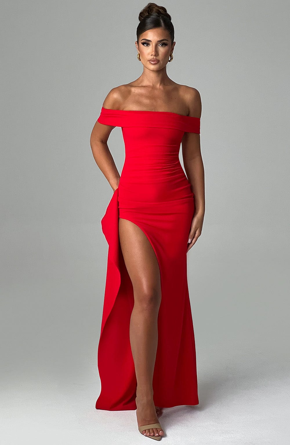 JOYCE STRAPLESS MAXI DRESS