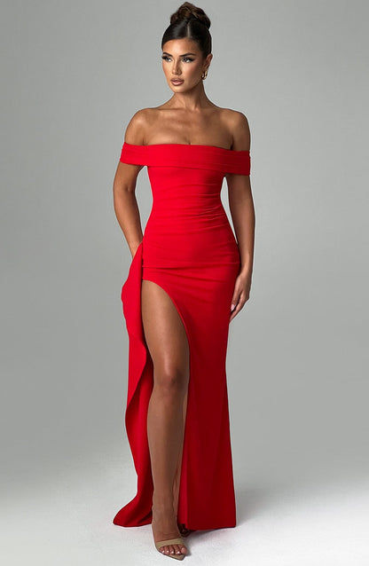 JOYCE STRAPLESS MAXI DRESS