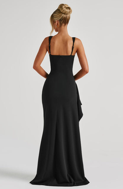 KATANA HALTER MAXI DRESS