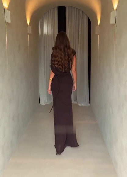 Divine Motion Satin Dress