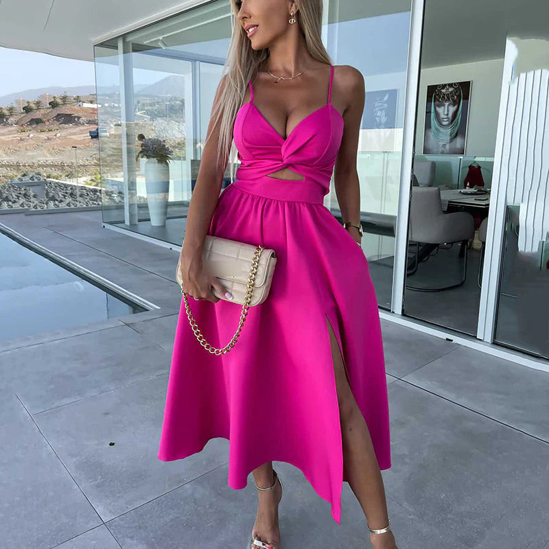 MM | Serene Allure Slit Dress