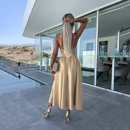 MM | Serene Allure Slit Dress