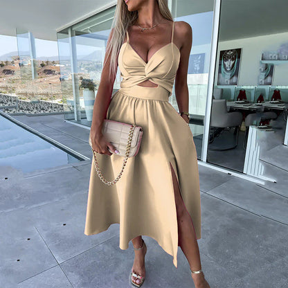 MM | Serene Allure Slit Dress