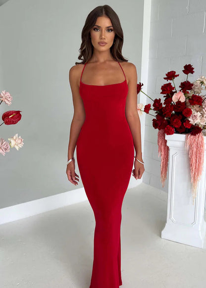 Talisa Maxi Dress - Red