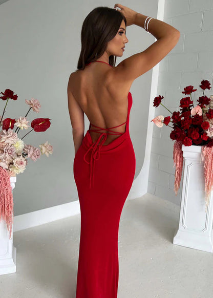 Talisa Maxi Dress - Red