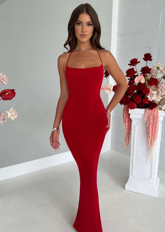 Talisa Maxi Dress - Red