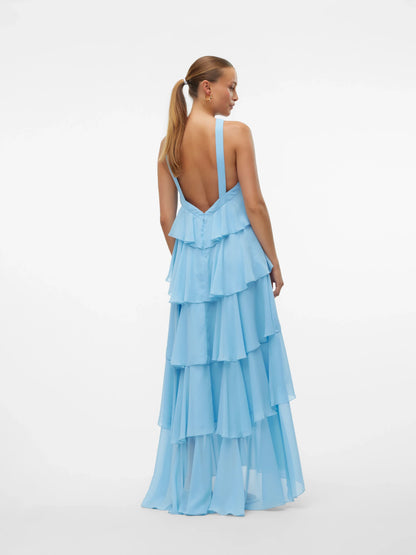 ZAYA RUFFLE MAXI DRESS