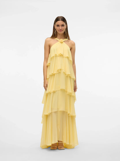 ZAYA RUFFLE MAXI DRESS
