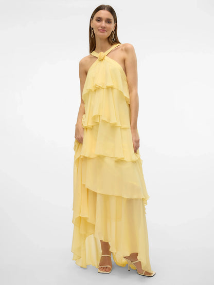 ZAYA RUFFLE MAXI DRESS