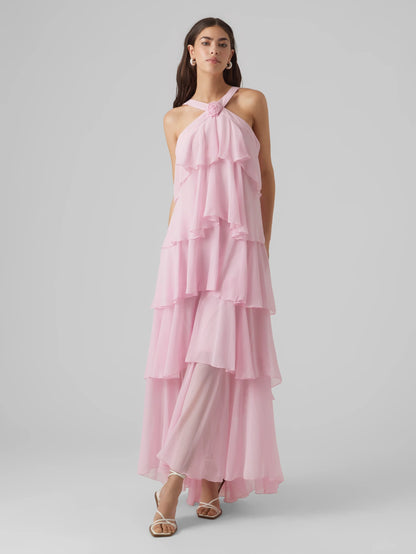 ZAYA RUFFLE MAXI DRESS