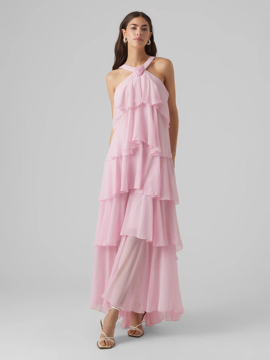 ZAYA RUFFLE MAXI DRESS