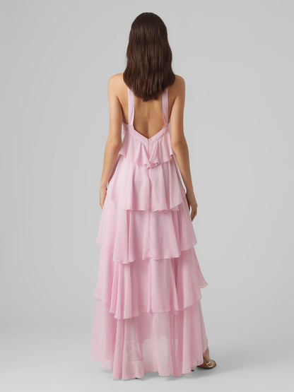 ZAYA RUFFLE MAXI DRESS