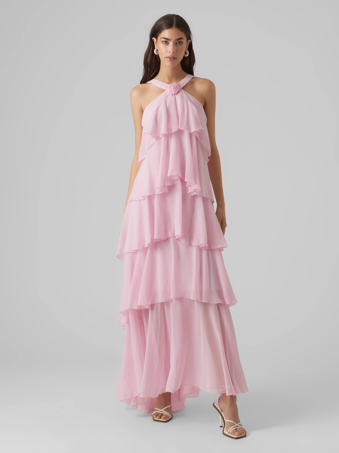 ZAYA RUFFLE MAXI DRESS