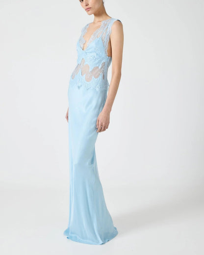 Ocean Mist Lace Dress